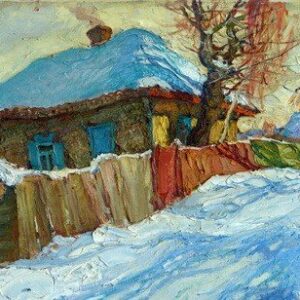 Evert, V. - "Winter in Sednev (blue)"