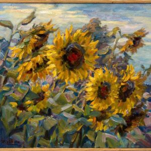 Kovalenko, I.M. - Evening. Sunflowers"