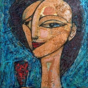 Sologub, N. - "Lady with a glass"