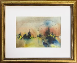 Untitled (Watercolor Landscape 4)
